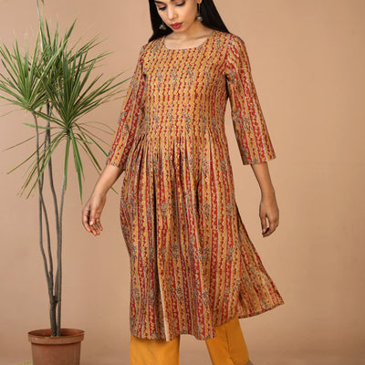 Cotton kalamkari kurti
