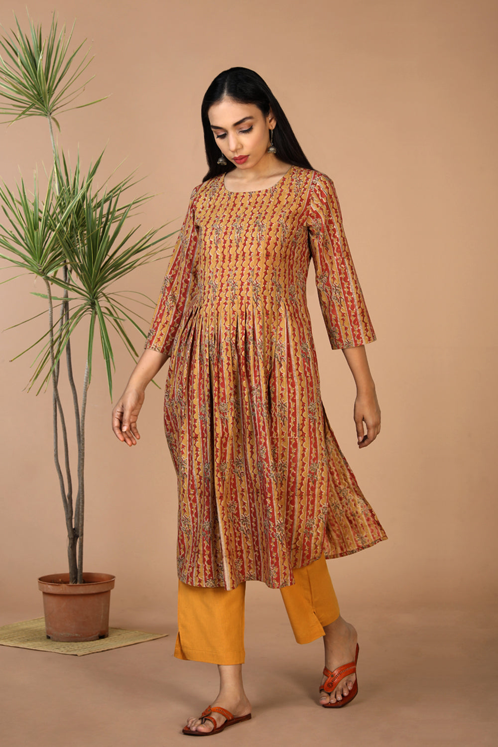 Cotton kalamkari kurti