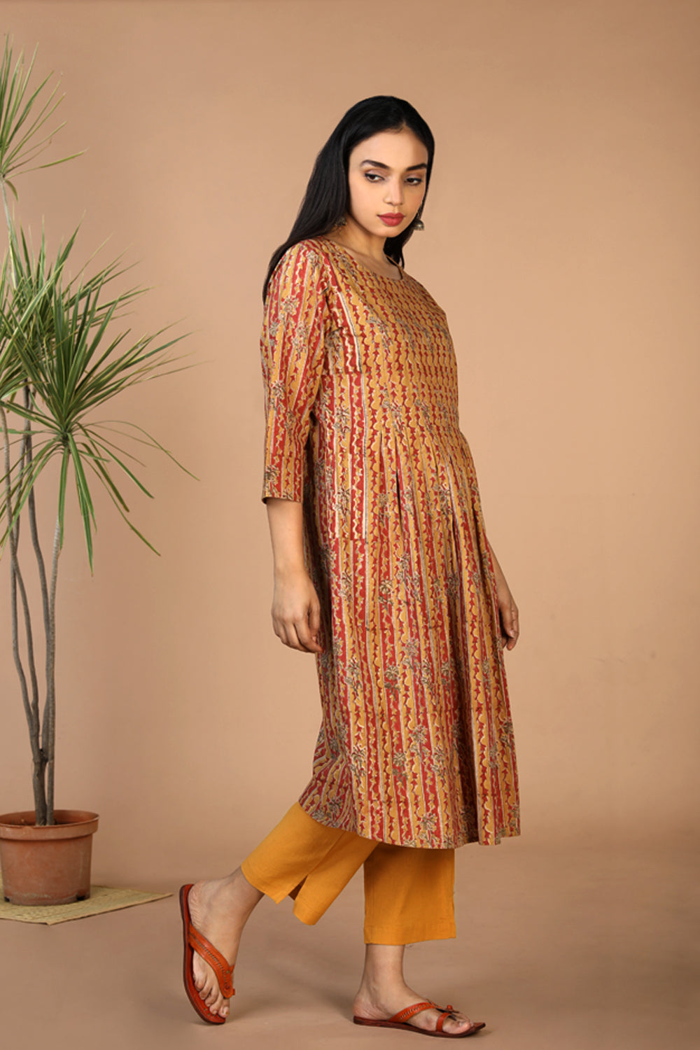 Cotton kalamkari kurti