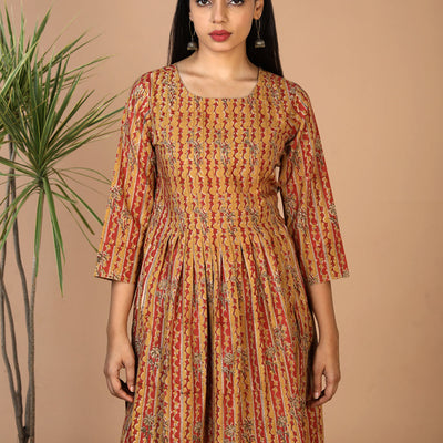 Cotton kalamkari kurti