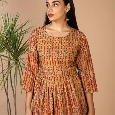Cotton kalamkari kurti