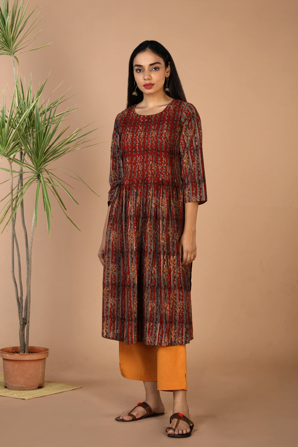 Cotton kalamkari kurti