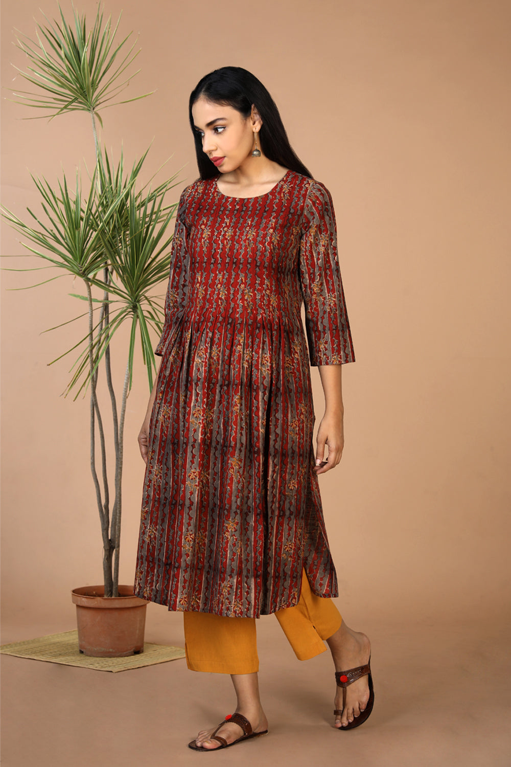 Cotton kalamkari kurti