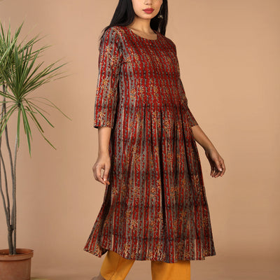 Cotton kalamkari kurti
