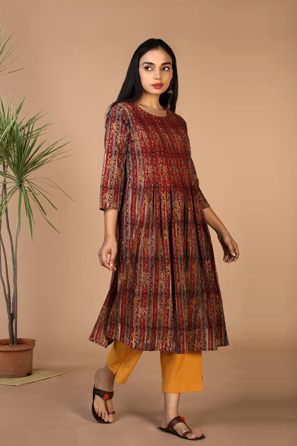 Cotton kalamkari kurti