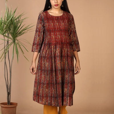 Cotton kalamkari kurti