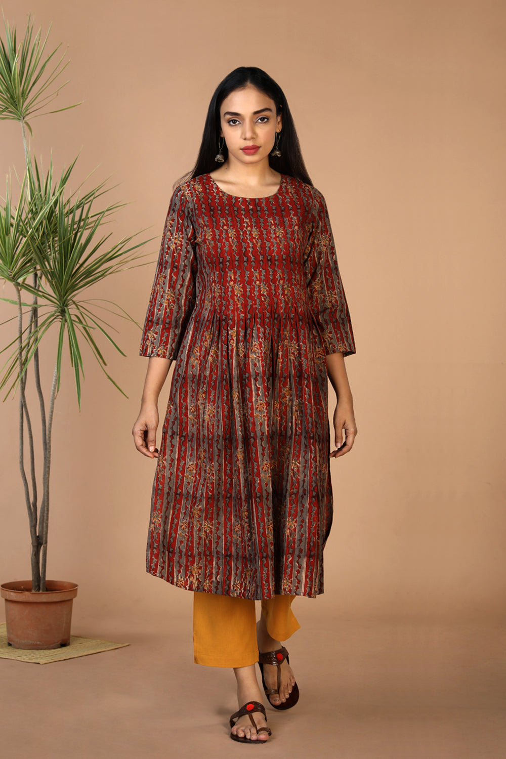 Cotton kalamkari kurti