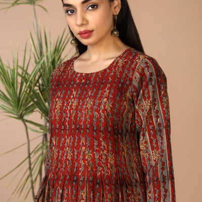 Cotton kalamkari kurti