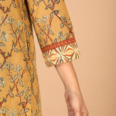 Ethnic embroidered Kalamkari kurti