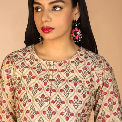Festive A line kurti
