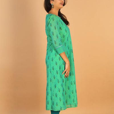 Festive Chanderi kurti