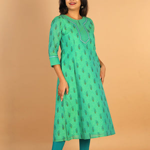 Festive Chanderi kurti