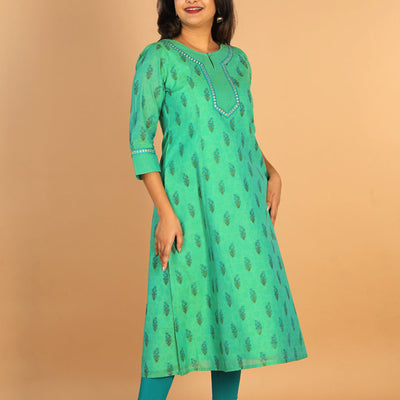 Festive Chanderi kurti