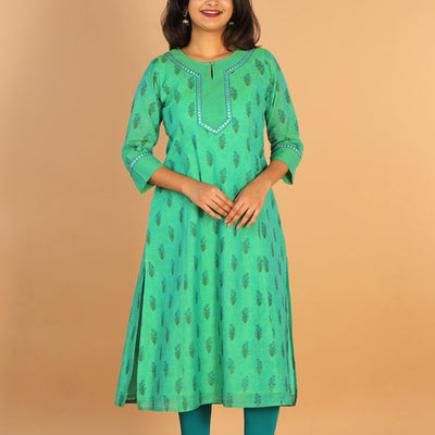 Festive Chanderi kurti