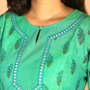 Festive Chanderi kurti