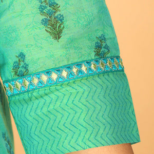 Festive Chanderi kurti
