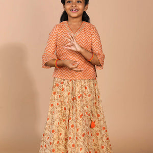 Festive girls Ghagra set
