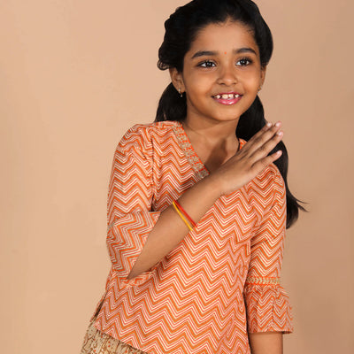 Festive girls Ghagra set