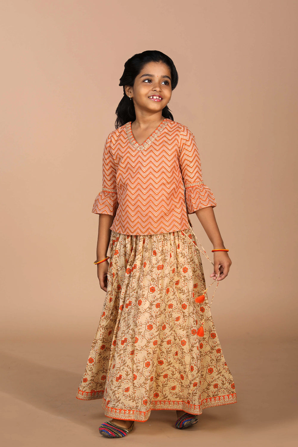 Festive girls Ghagra set