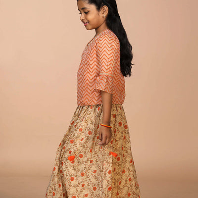 Festive girls Ghagra set