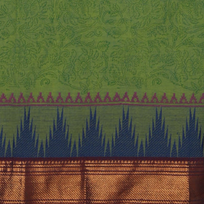 Hand block printed cotton saree Hand block printed cotton saree