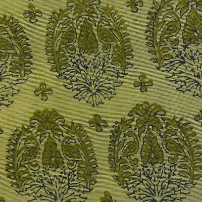 Hand block printed cotton saree