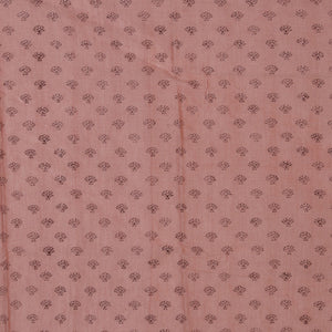 Hand block printed cotton saree