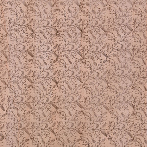 Hand block printed saree