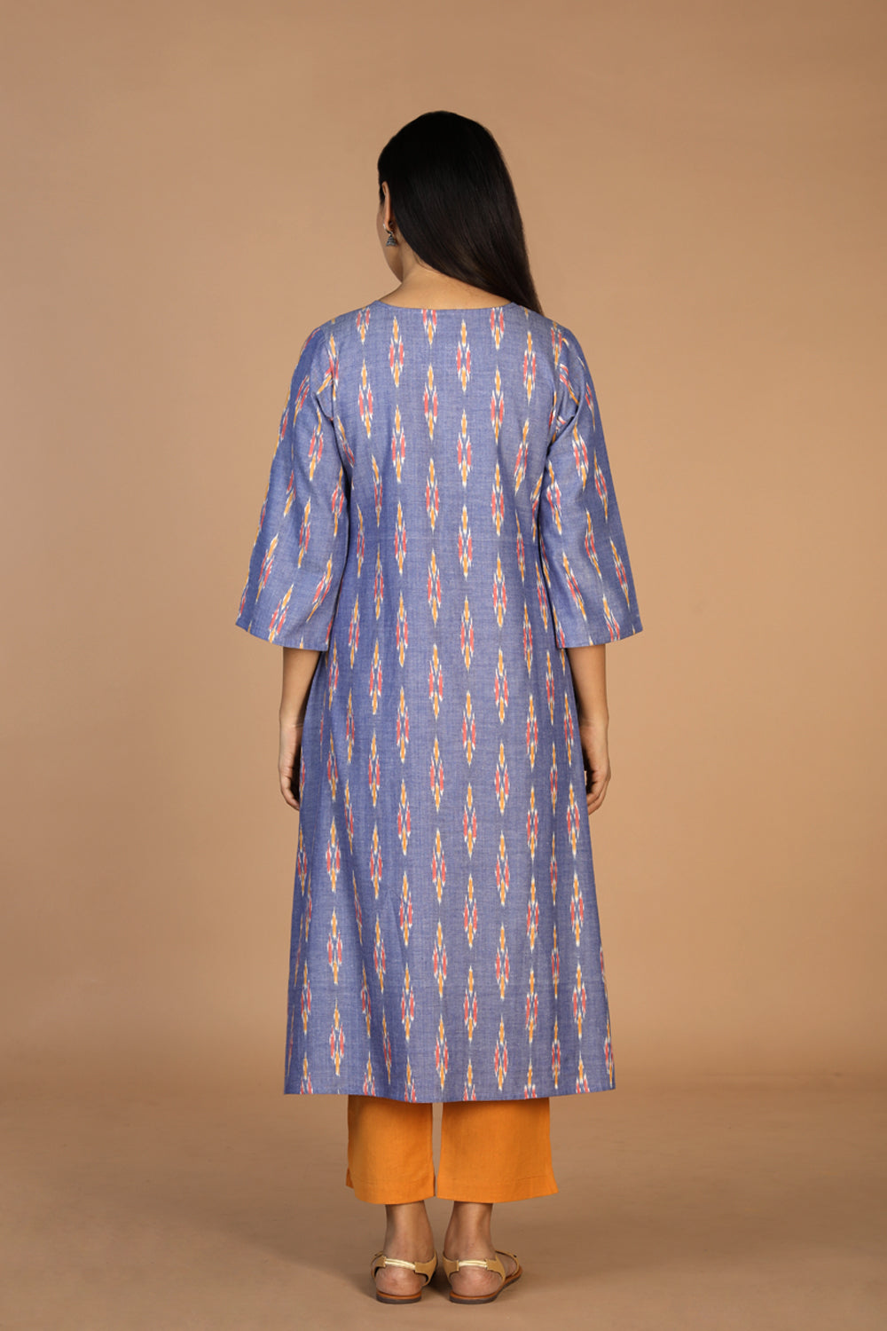 Cotton Ikat kurti