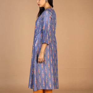 Cotton Ikat kurti