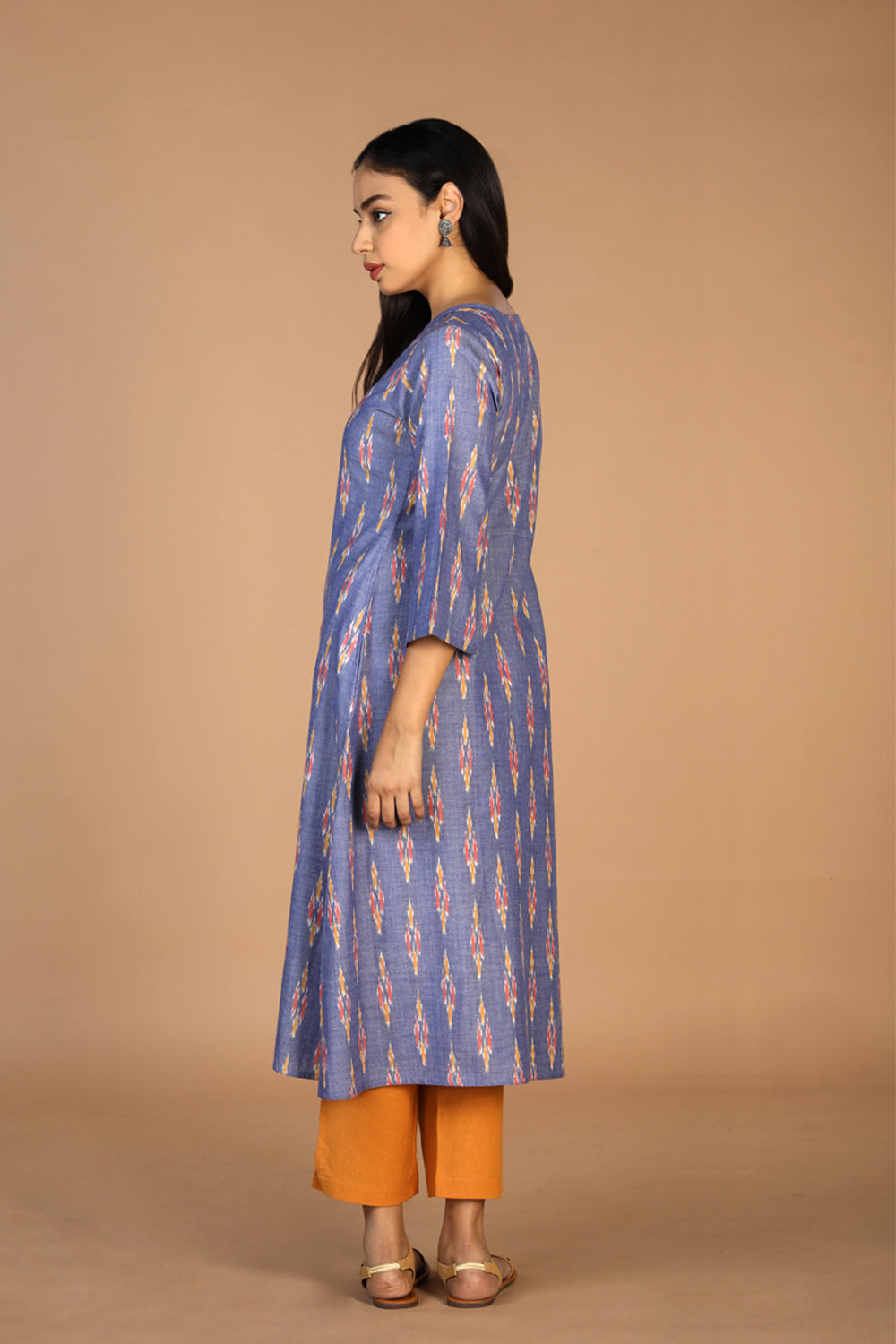Cotton Ikat kurti