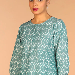 Cotton Ikat Kurti