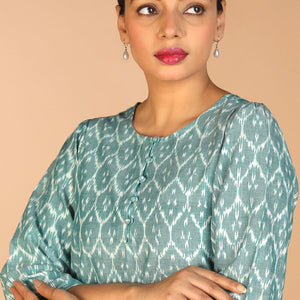 Cotton Ikat Kurti