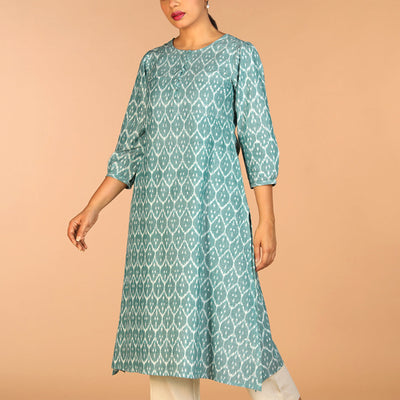 Cotton Ikat Kurti