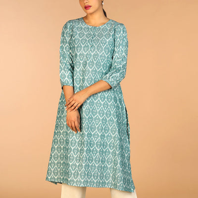 Cotton Ikat Kurti