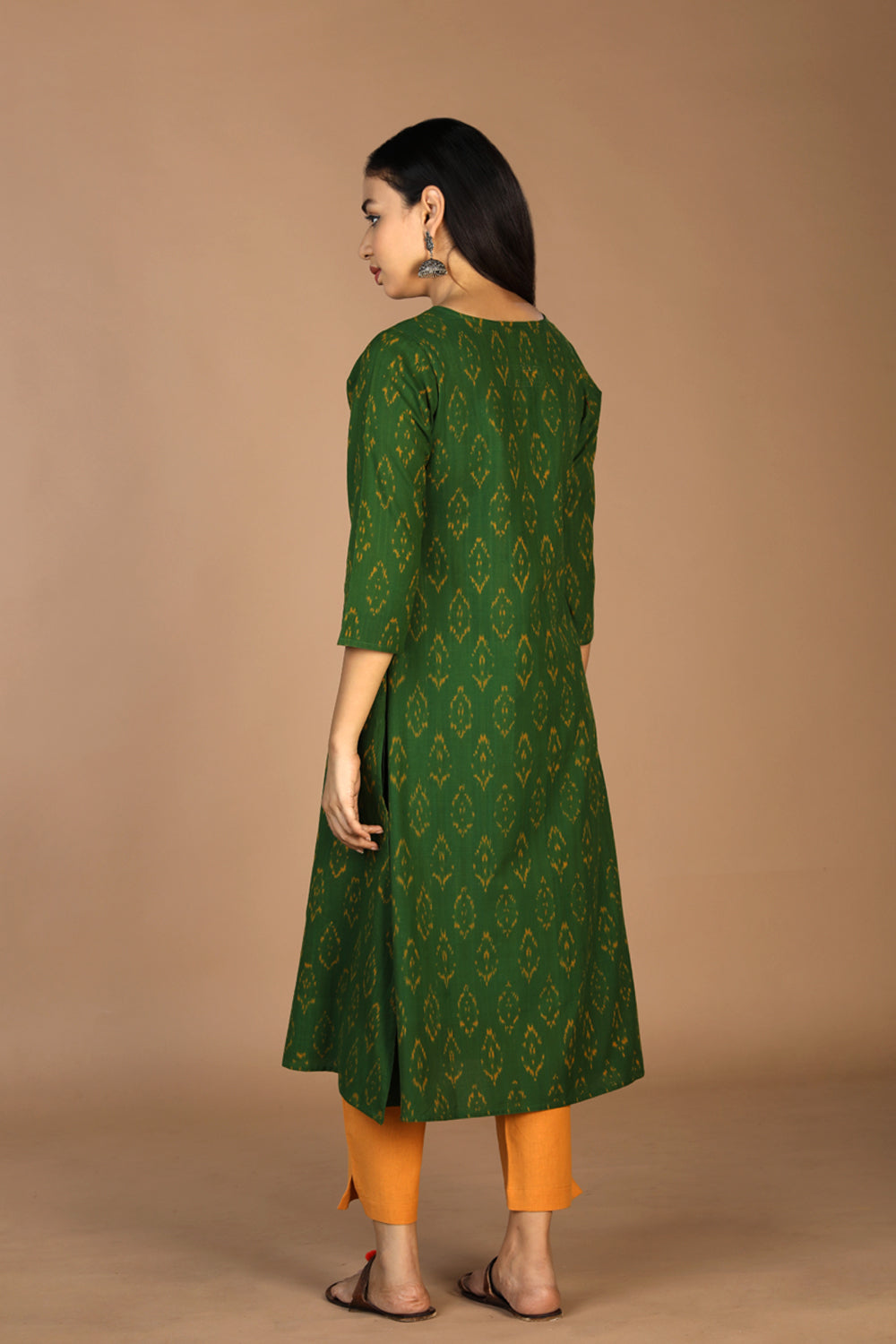 Cotton Ikat kurti
