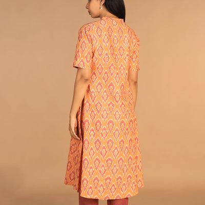 Cotton Ikat kurti