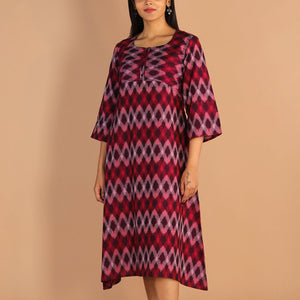 Cotton Pochampally Ikat kurti