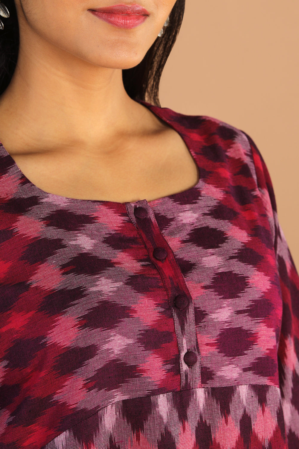 Cotton Pochampally Ikat kurti