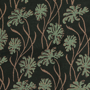 Hand block printed cotton saree