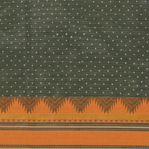 Hand block printed cotton saree