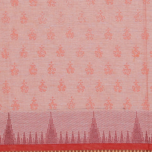 Hand block printed cotton saree