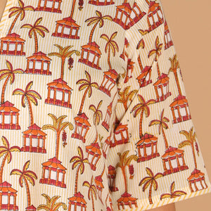 Hand block printed kurta