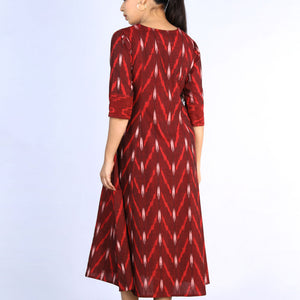 Cotton Pochampally Ikat dress