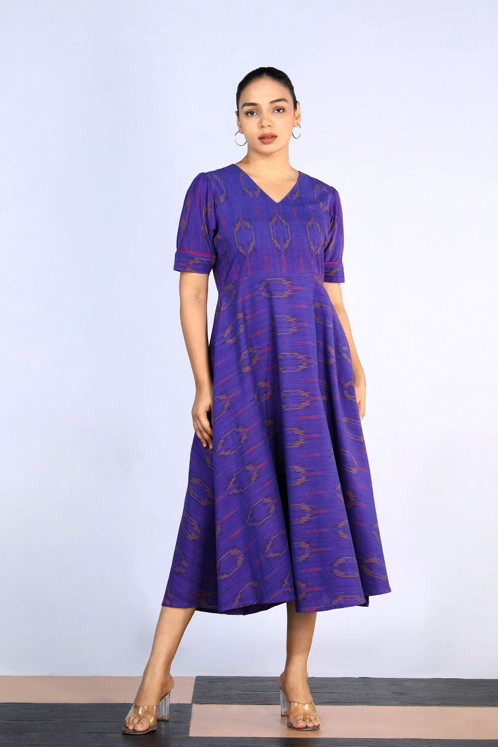 Cotton Pochampally Ikat dress