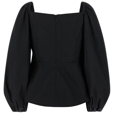 Carolina Herrera Puff Sleeve Top