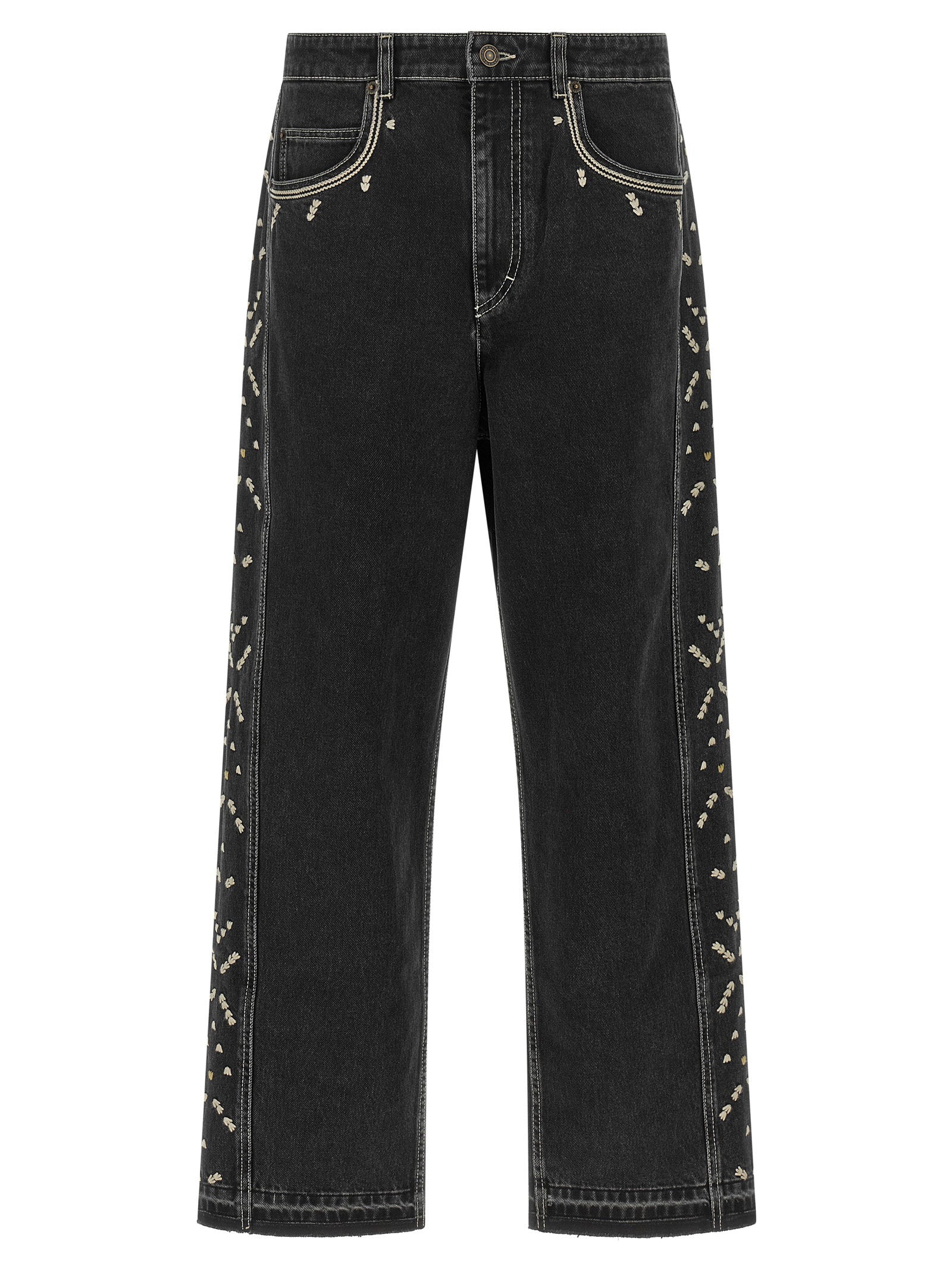 Marant Jorian Jeans With Embroideries