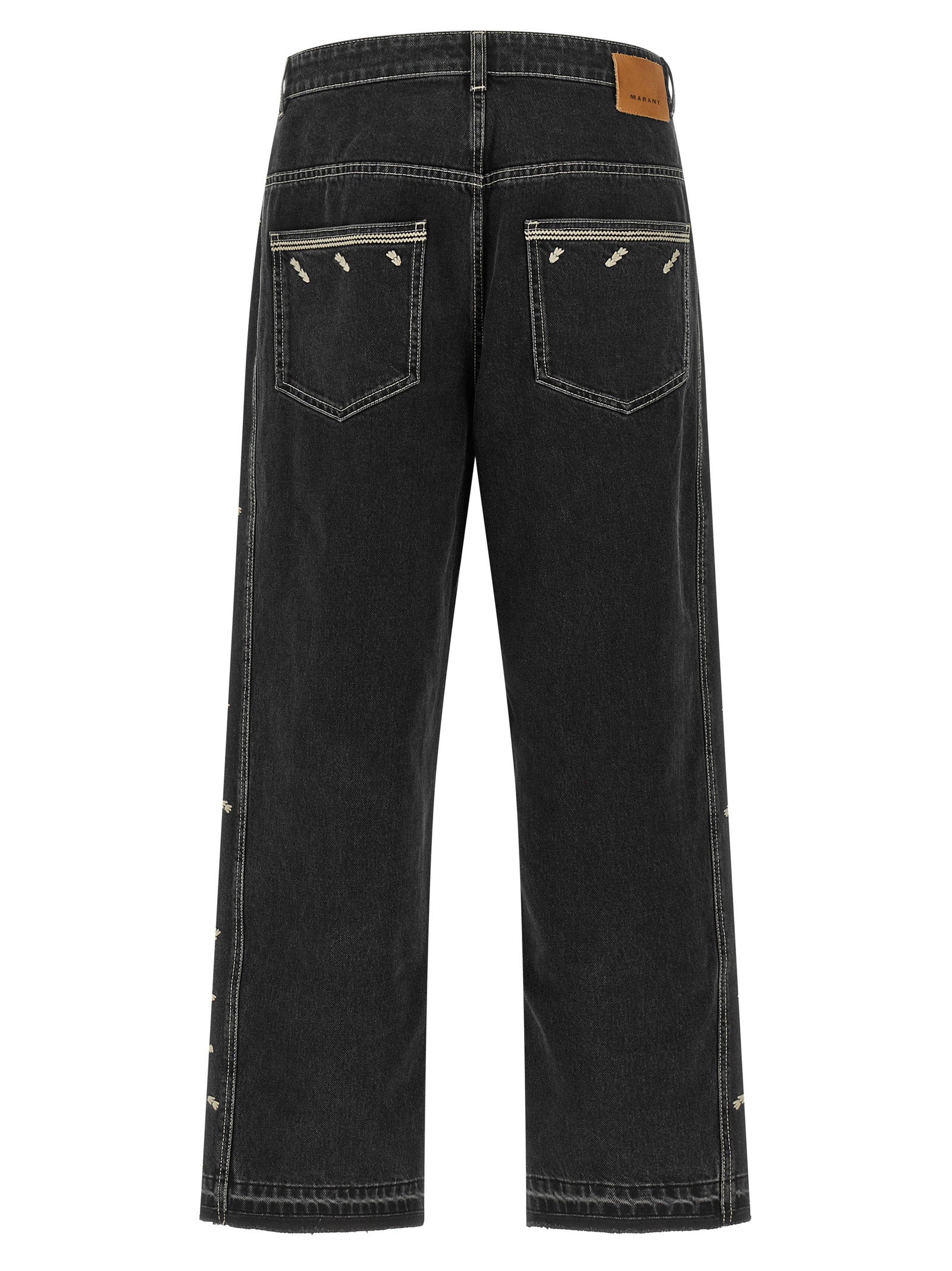 Marant Jorian Jeans With Embroideries
