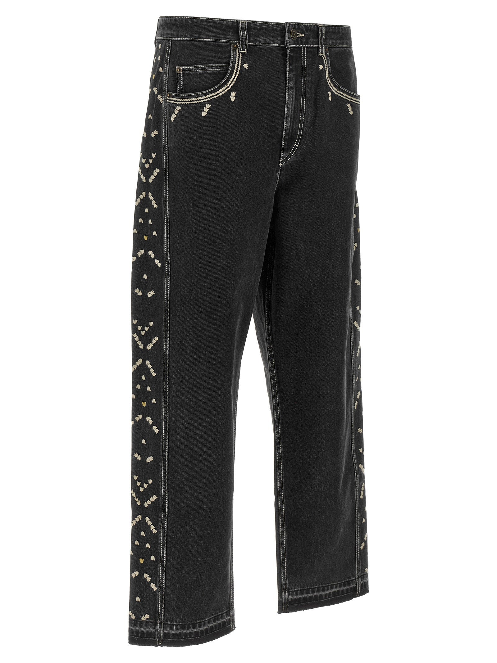 Marant Jorian Jeans With Embroideries