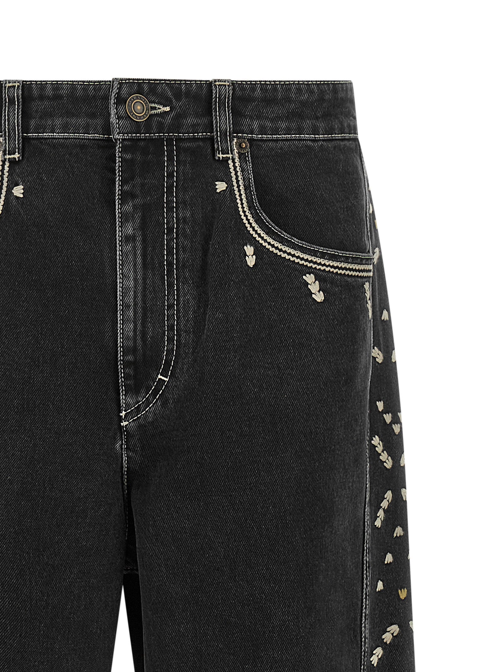 Marant Jorian Jeans With Embroideries